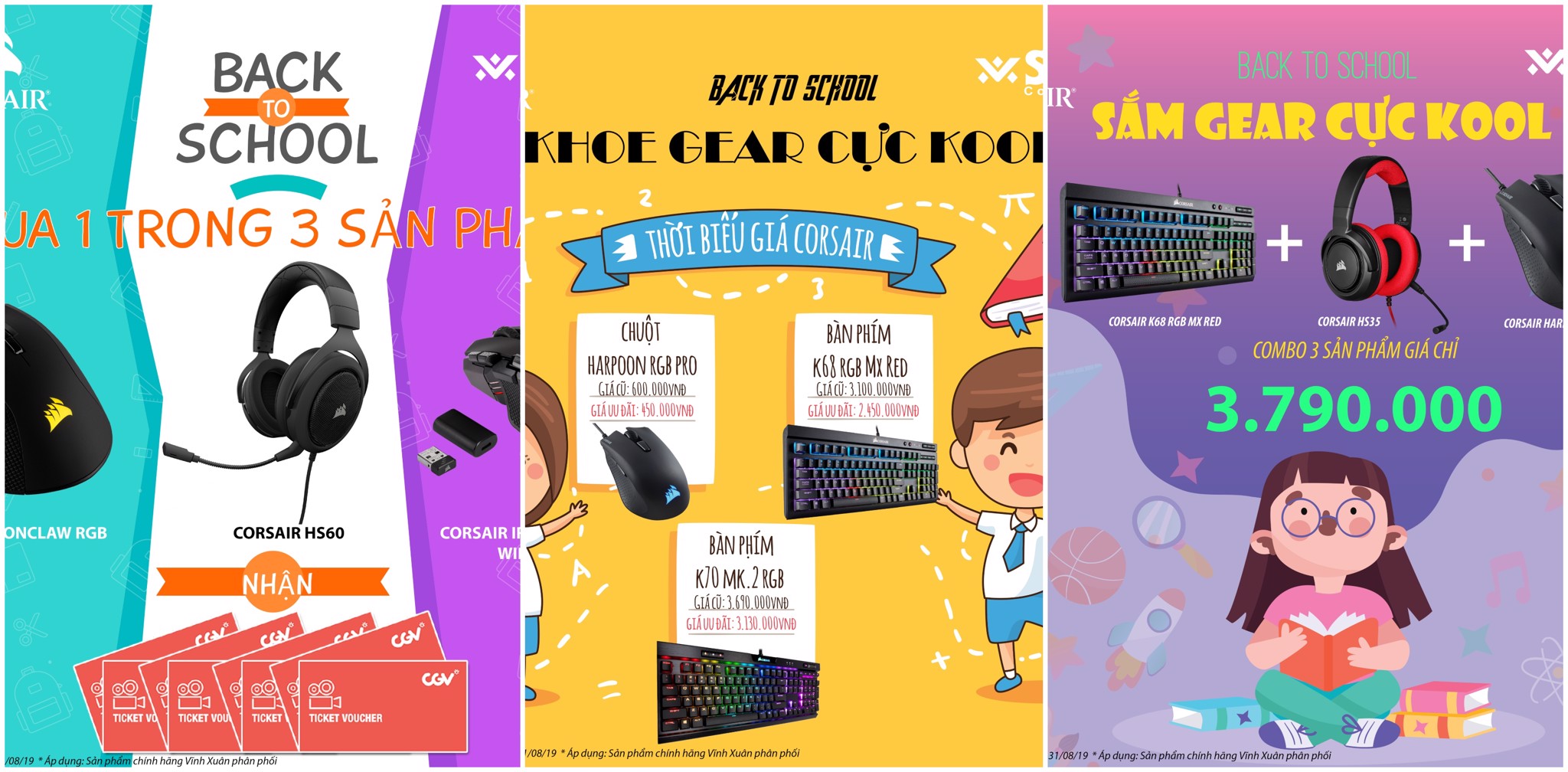 Back To School – Đồng hành Corsair trong mùa tựu trường