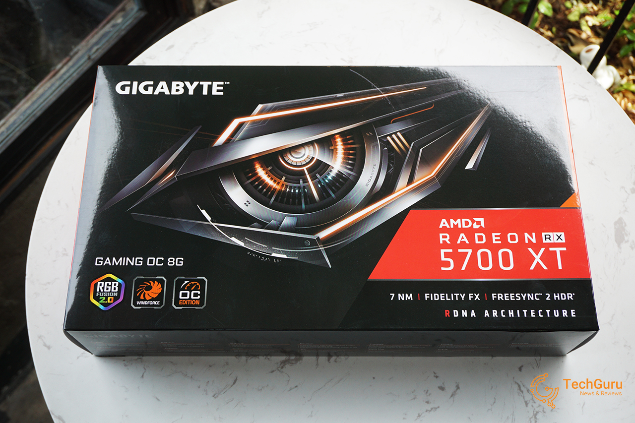 Mở hộp card đồ họa GIGABYTE Radeon RX 5700 XT GAMING OC 8GB