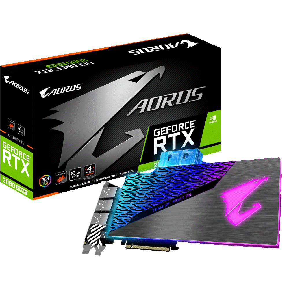 GIGABYTE ra mắt card đồ họa AORUS Waterforce GeForce RTX 2080 Super, làm mát bằng chất lỏng