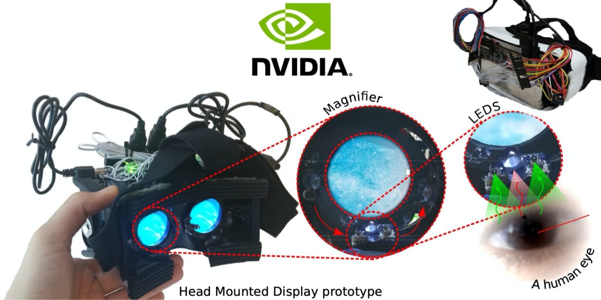 NVIDIA phát triển hệ thống theo dõi ánh mắt cỡ nhẹ bằng đèn LED
