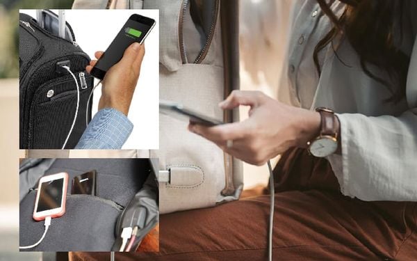 tuổi thọ của pin trong balo tích hợp sạc