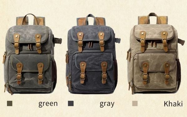 Balo vải canvas vintage phong cách Hàn Quốc