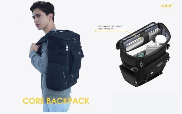 Balo Laptop Đa Năng NATOLI – Core Backpack B9