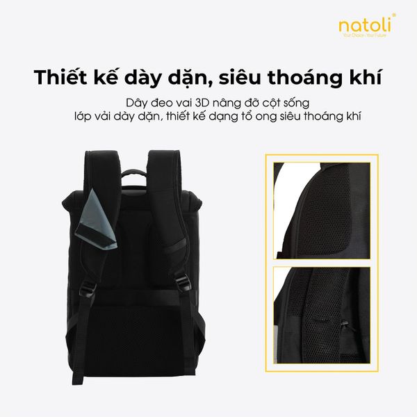 Balo laptop nam NATOLI - BST Classic Versatility Backpack B18