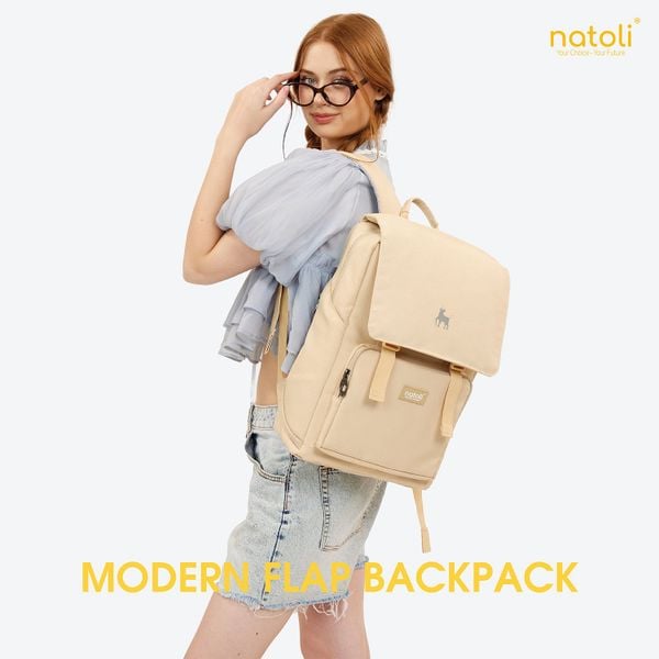Balo laptop chống sốc NATOLI - BST Modern Flap Backpack B23