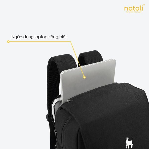 Balo laptop chống sốc NATOLI - BST Modern Flap Backpack B23