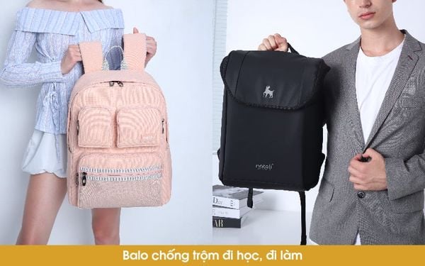 balo chống trộm cho đi học, đi làm