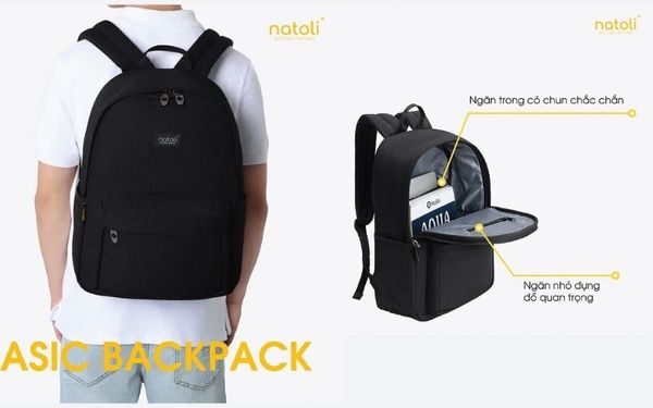 Balo Đi Học NATOLI – Basic Backpack B2