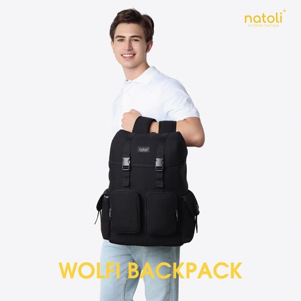 Balo nam nữ đi học NATOLI - WOLFI BACKPACK B7