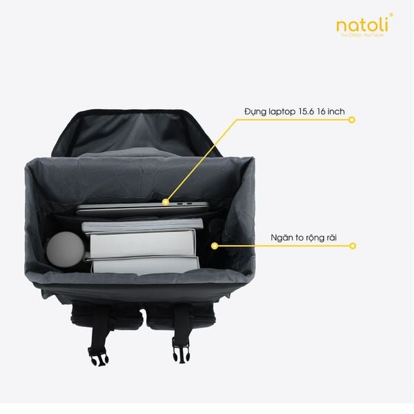 Balo nam nữ đi học NATOLI - WOLFI BACKPACK B7