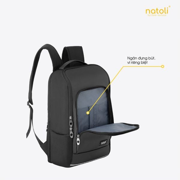 Balo laptop chống sốc Natoli - Vitality Backpack B12
