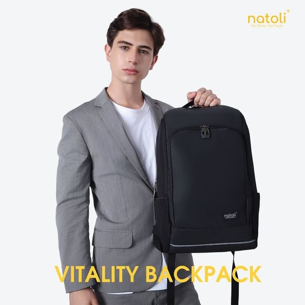 Balo laptop chống sốc Natoli - Vitality Backpack B12