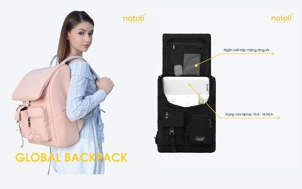 Balo Laptop NATOLI – Global Backpack B8
