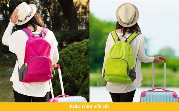 balo mini vải dù