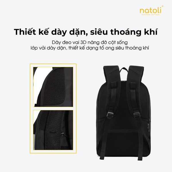 Balo nữ nhiều ngăn kháng nước NATOLI - Dynamic Backpack B1