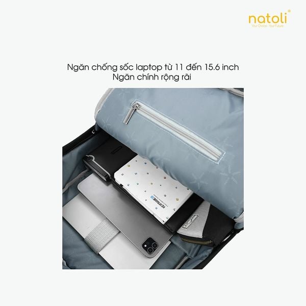 Balo nữ nhiều ngăn kháng nước NATOLI - Dynamic Backpack B1
