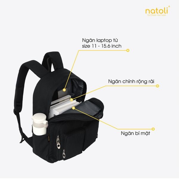 Balo thời trang nam nữ NATOLI - 0ld School Backpack B5