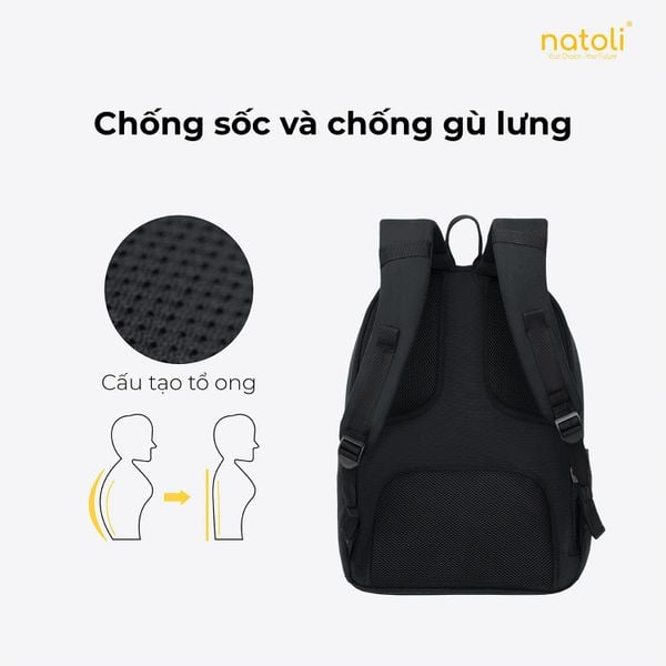 Balo thời trang nam nữ NATOLI - 0ld School Backpack B5