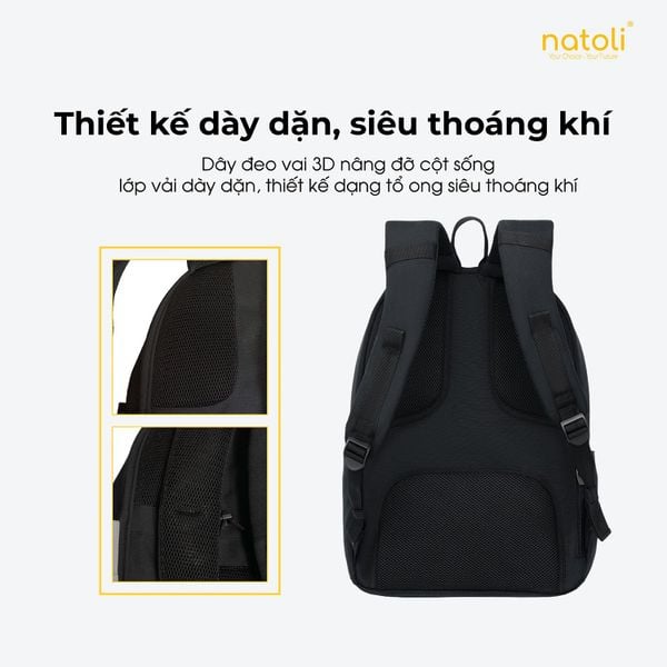 Balo thời trang nam nữ NATOLI - 0ld School Backpack B5