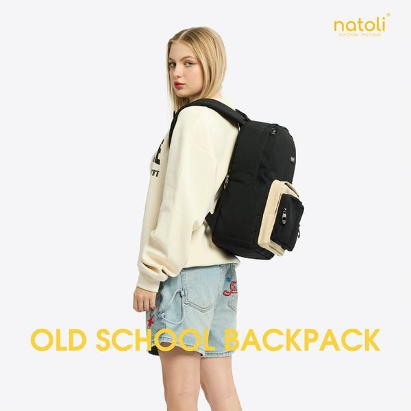 Balo thời trang nam nữ NATOLI - 0ld School Backpack B5