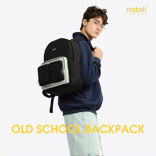 Balo thời trang nam nữ NATOLI - 0ld School Backpack B5