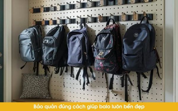 bảo quản balo laptop chống sốc