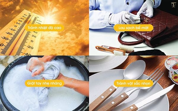 bảo quản túi xách theo từng loại chất liệu