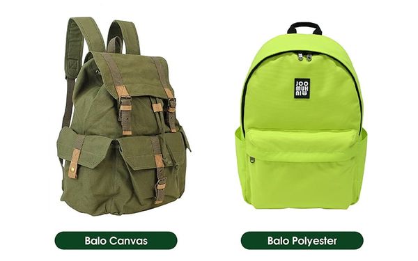 Các chất liệu của balo