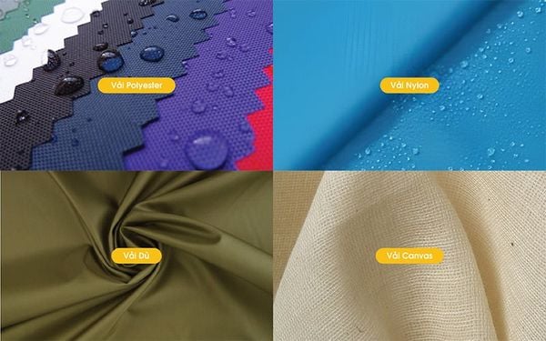 các chất liệu của túi thể thao