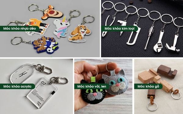 Các loại móc khóa balo