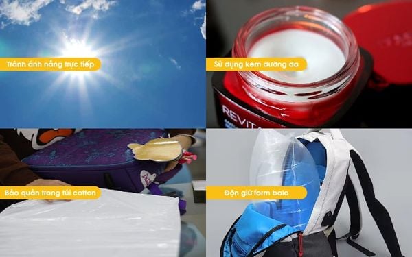 cách bảo quản balo da mini