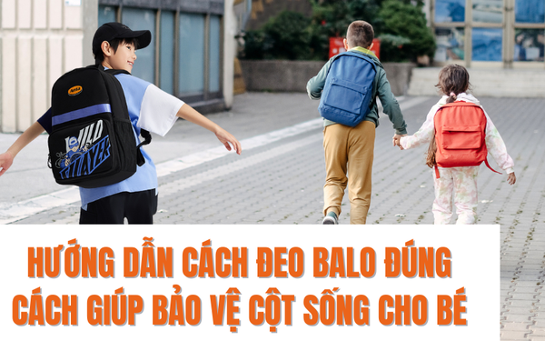 cách đeo balo đúng tư thế