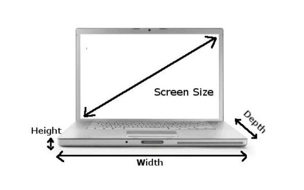 Cách Đo Kích Thước Laptop Đúng Cách