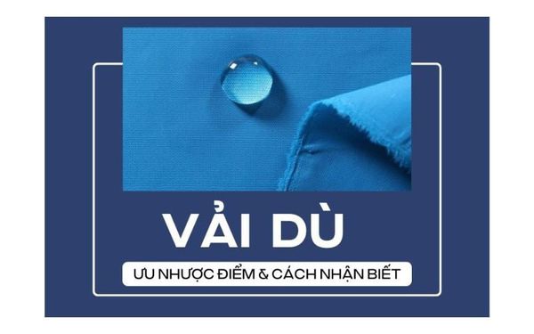 Cách nhận biết vải dù chất lượng