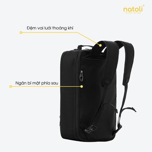 Cặp sách đi học NATOLI - BST Classic Multifunctional Backpack B17