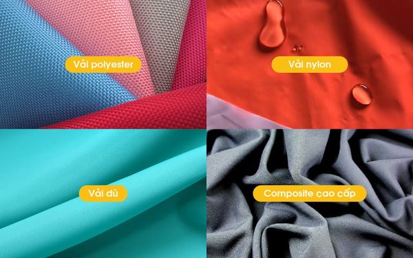 chất liệu balo đựng vợt cầu lông