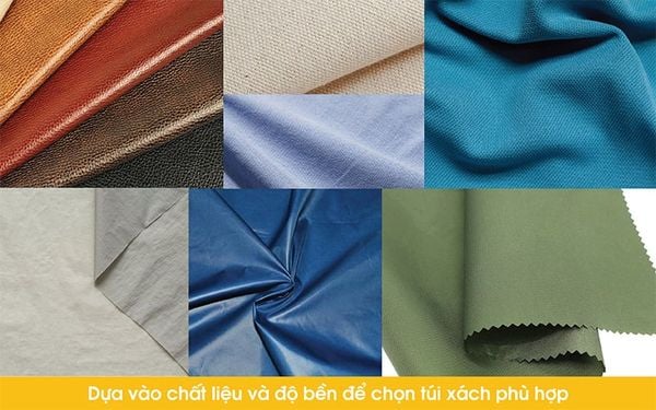 chất liệu của túi xách du lịch
