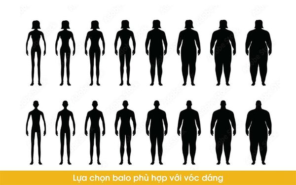 chọn balo theo vóc dáng