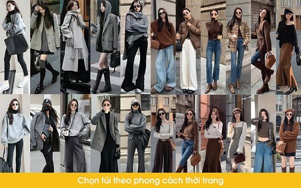 chọn túi tote vải theo phong cách thời trang