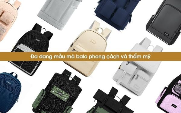 đa dạng balo cá tính nam