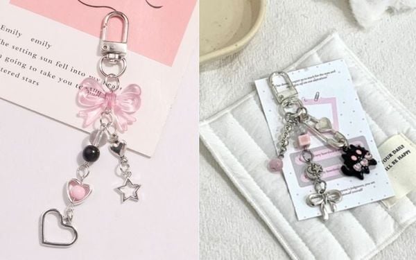 Đính kèm charm và keychain sáng tạo