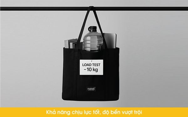Độ bền cao và chịu lực tốt của túi vải đay