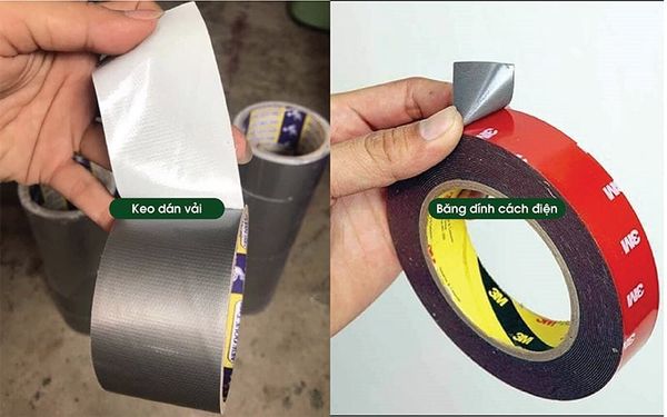 gia cố balo bằng băng keo