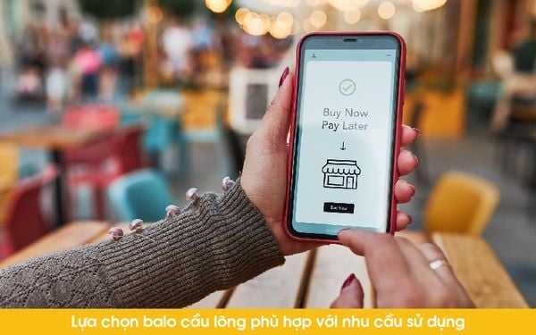 giá thành balo cầu lông