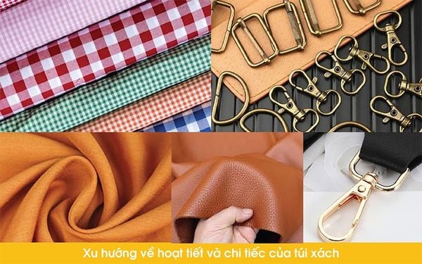 họa tiết của túi xách tay