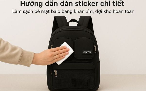 Hướng dẫn dán sticker chi tiết
