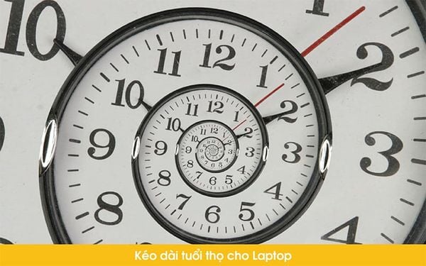 kéo dài tuổi thọ cho laptop