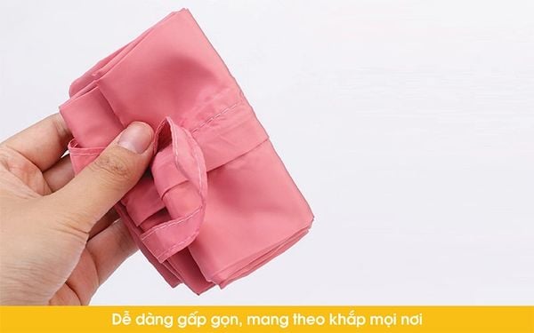 khả năng gấp gọn túi vải dù dây rút