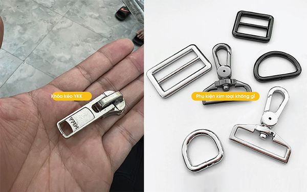 Khóa kéo và phụ kiện túi xách du lịch cỡ lớn