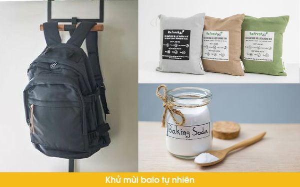 khử mùi tự nhiên balo tập gym